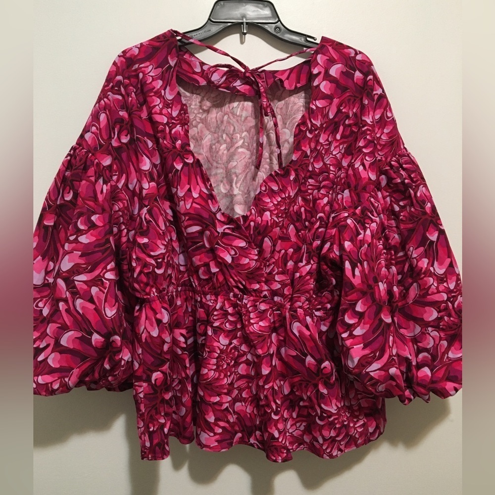 Mum Floral Scallop Back Blouse - Kika Vargas x Target Pink - Picture 7 of 13